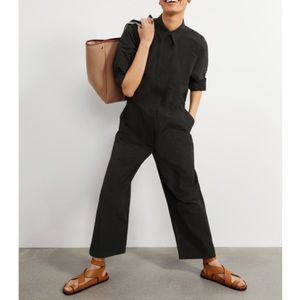 Goop G Label black cotton jumpsuit size 4